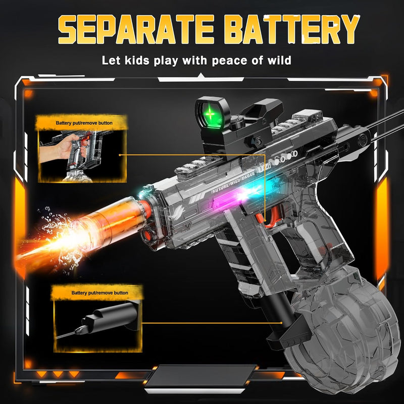 Electric S200s Rapid Water Shooting Gun Light Muzzle