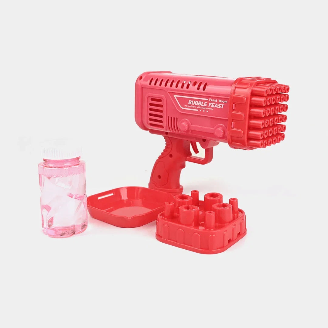 Electric Bazooka Colorful Bubble Gun Machine