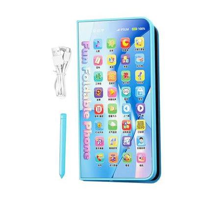 2in1 Kids Magic Foldable Music Phone & Writing Tablet