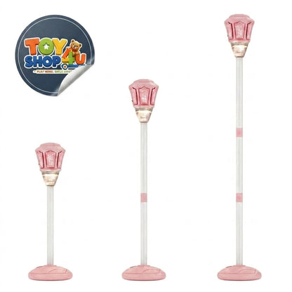 Battery Operated Street Lamp Colorful Bubble Machine