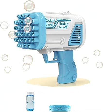 Electric Bazooka Colorful Bubble Gun Machine