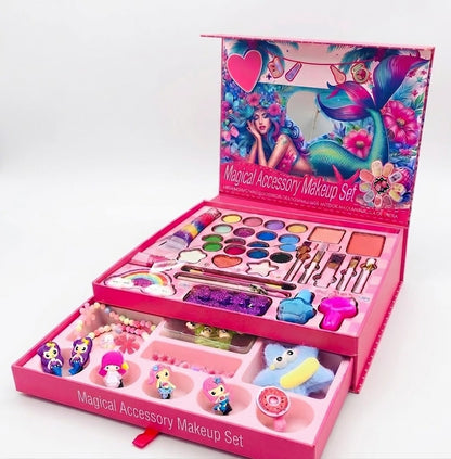 Luxury 51Pcs Kids Makeup & Jewelry Playset