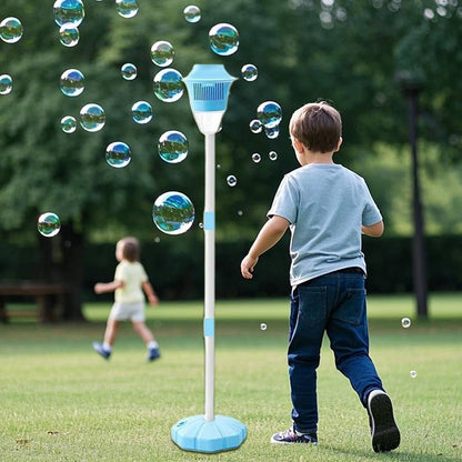 Battery Operated Street Lamp Colorful Bubble Machine