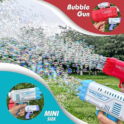 Electric Bazooka Colorful Bubble Gun Machine