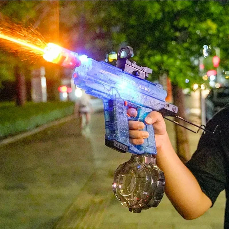 Electric UZI Ice Horn Water Blaster & Light