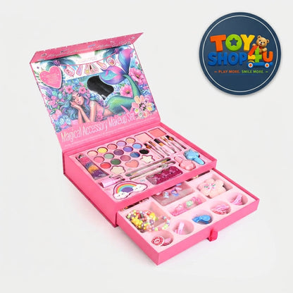 Luxury 51Pcs Kids Makeup & Jewelry Playset