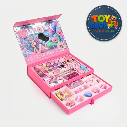 Luxury 51Pcs Kids Makeup & Jewelry Playset