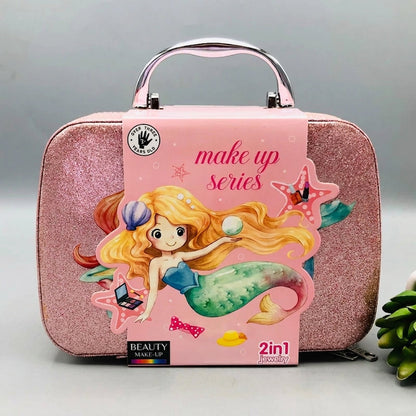 Mermaid 2in1 Kids Pretend Beauty Makeup Bag Set