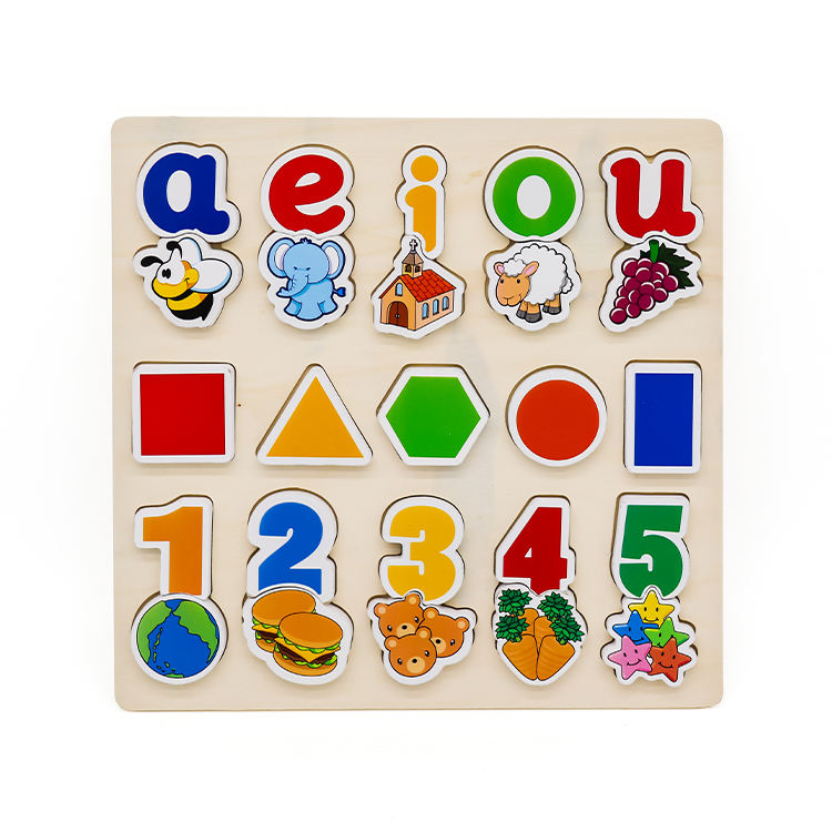3in1 Wooden Montessori Educational Board & Pen