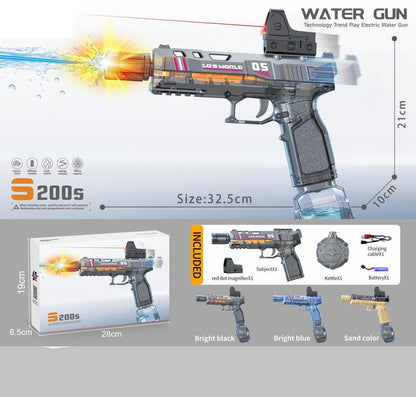 Electric S200s Rapid Water Shooting Gun Light Muzzle