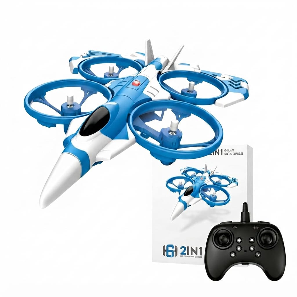 Pro 2-in-1 RC Air & Land Flying Fighter Jet