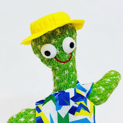 Rechargeable Cute Dancing and Talking Cactus - Large