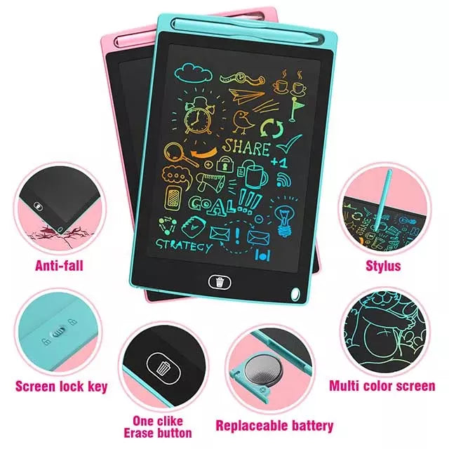10-Inch Colorful LCD Writing & Drawing Tablet