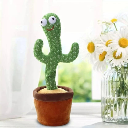 Rechargeable Cute Dancing and Talking Cactus - Large